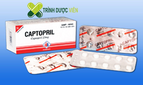 Thuốc điều trị tăng huyết áp Captopril