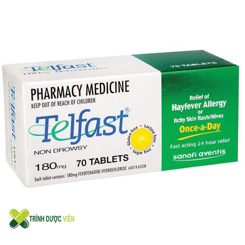 Hướng dẫn cách sử dụng thuốc Telfast điều trị viêm mũi dị ứng