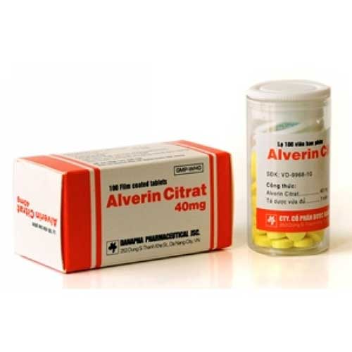 Tác dụng của thuốc Alverin Citrate 40mg