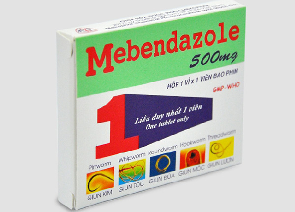 <center><em>Thông tin về thuốc Mebendazole</em></center>